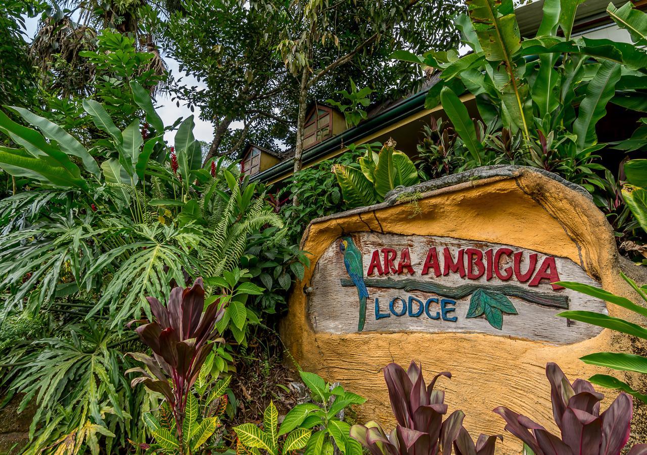 Ara Ambigua Lodge Sarapiqui Bagian luar foto